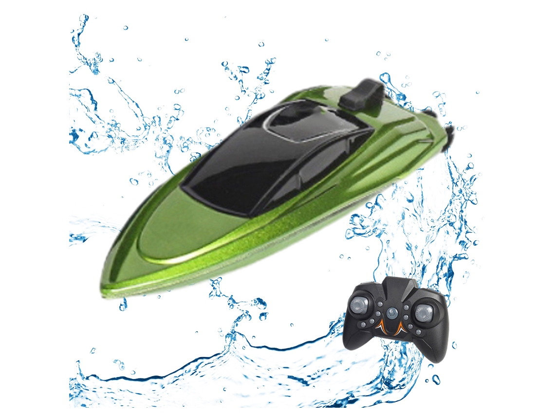 Barco De Controle Remoto De Alta Velocidade 2.4ghz Para Piscinas E Lagos Carregável Para Adultos E Crianças