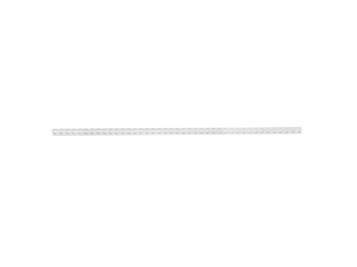 Viga quadrada de alumínio com 41 furos 3106-0041-0328 8x8x328mm para substituição em robôs