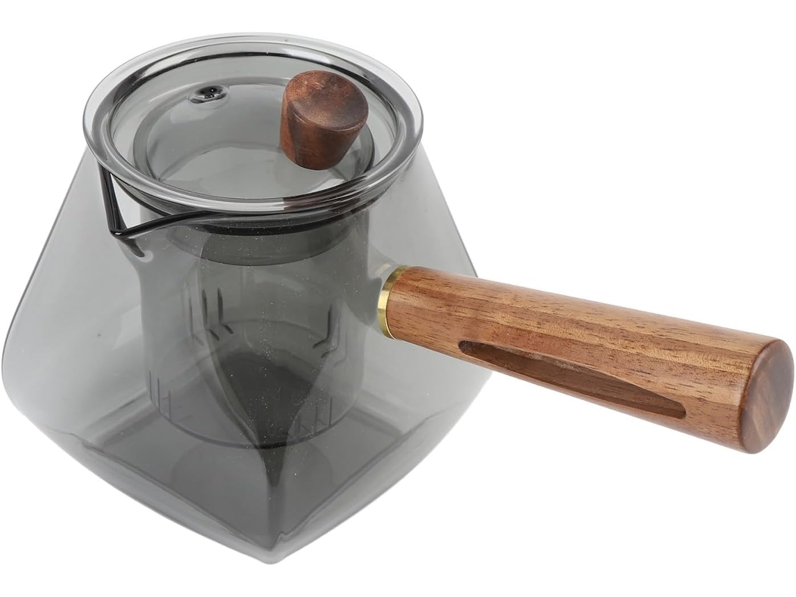 Bule De Vidro Com Bico - Resistente A Altas Temperaturas Para Casa E Escritório