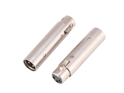 Adaptador De Áudio Xlr Extensão De Microfone Conector 3 Pino