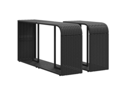Storage Shelf, Storage Shelves Vidaxl Preto Rattan / Vime (n/a)