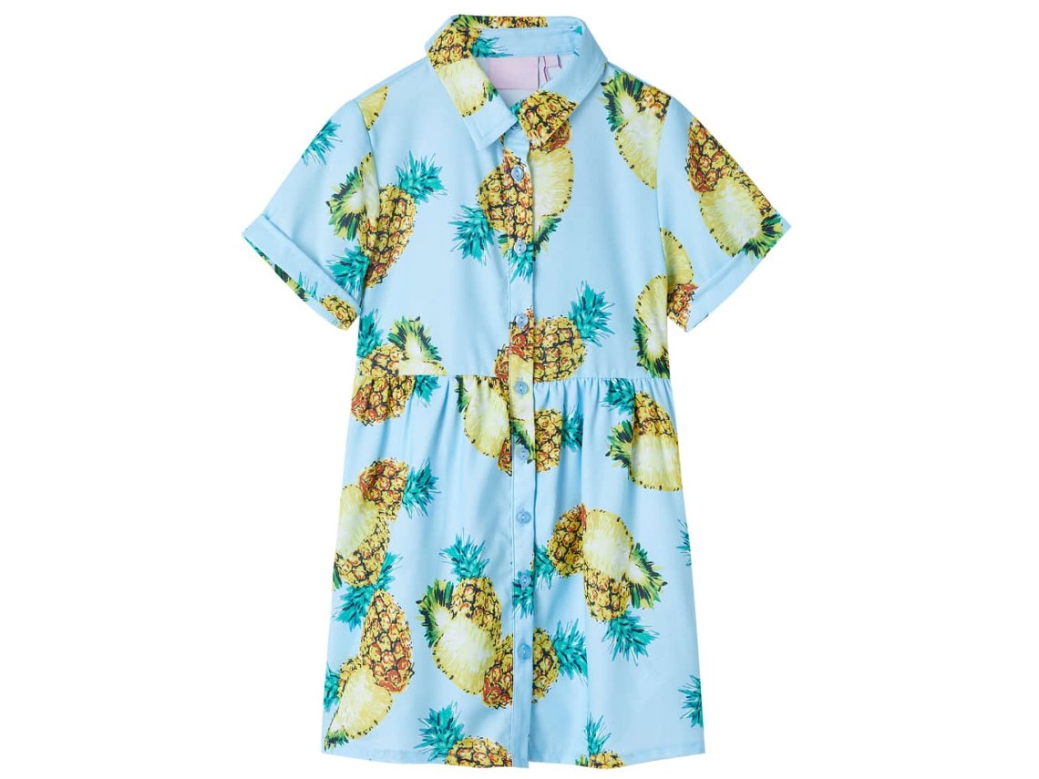 Vestido Para Criança Azul 116