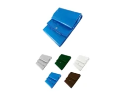 Toldo impermeável reforçado | Lona Multiuso | com ilhós | Selecione o tamanho azul 2X3M.