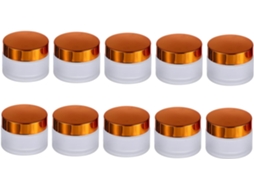 De 10 Potes De Maquiagem, Recipientes Vazios Para Armazenamento De Cosméticos, Ideais Para Viagem E