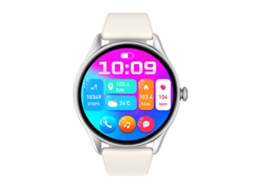 (prateado) Smartwatch Com Tela De 1,43 Polegadas, Monitoramento De Frequência Cardíaca, Assistente De Voz Com Ia E Bluetooth.