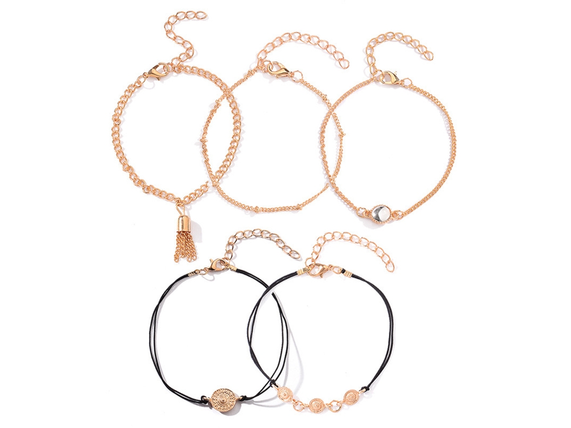 Pulseiras Estilo Simples Com Pendente Étnico