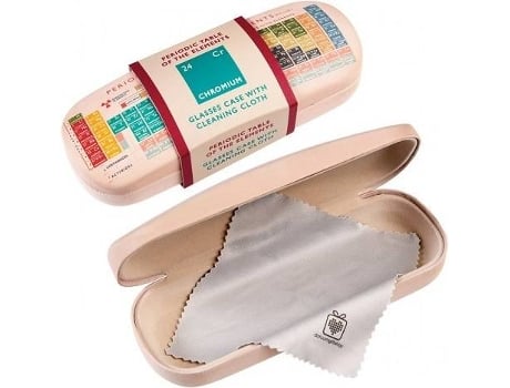 Caixa de Óculos Com Pano Tabela Periódica