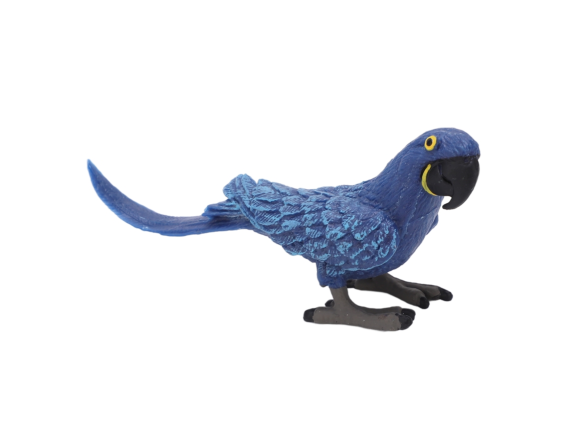 Primerox modelo de Arara Azul Realístico Brinquedo Educativo Decoração Ambiental Presente Pvc