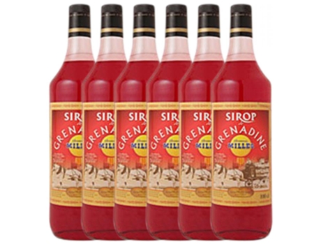 Licor MILLÀS Schnapp Millàs Sirop De Grenadine (1 L - 6 unidades)