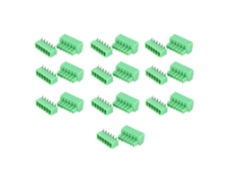 10 Pares de Blocos de Terminal com Parafuso com S/MARCA