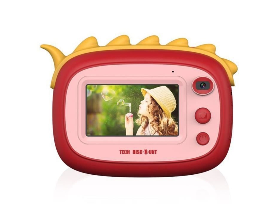 Câmera Digital Para Crianças Innovtec Mini Cartoon 3 Polegadas 1080 Abs Brilvibera