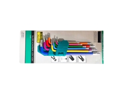 Laxiscreed Kit De Chaves Hexagonais De 9 Peças Com Cabeça De Esfera Para Manutenção