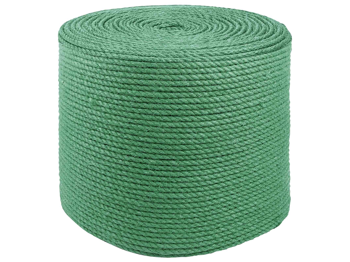Vidaxl Corda De Juta 6 Mm Verde 100% Juta Tossa