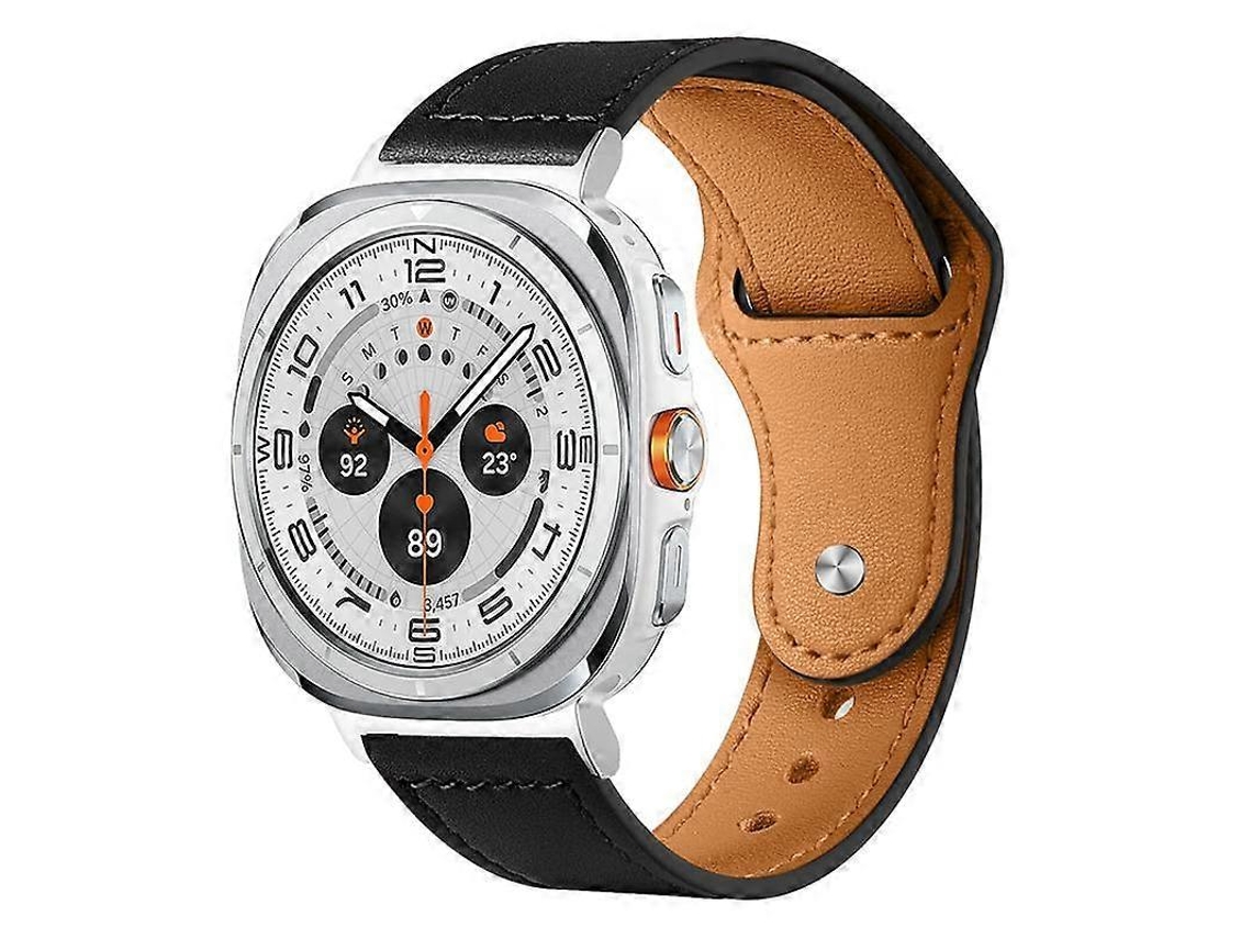Pulseira De Couro Para Relógio Com Fivela De Rebite Xdfind
