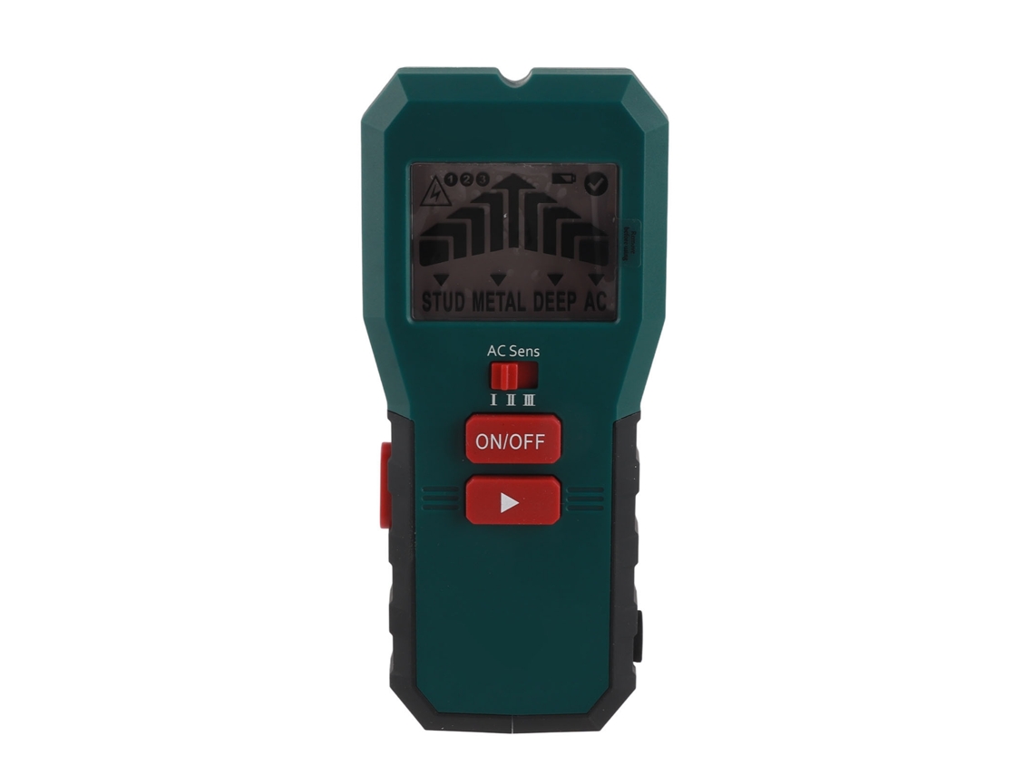 Detector Multifuncional 4 em 1 My 6238 para Parede Metal Corrente Alternada Scanner Lcd