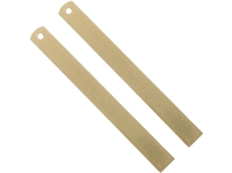 Réguas Em Latão Dourado, Design Elegante E Funcional, Conjunto De 2
