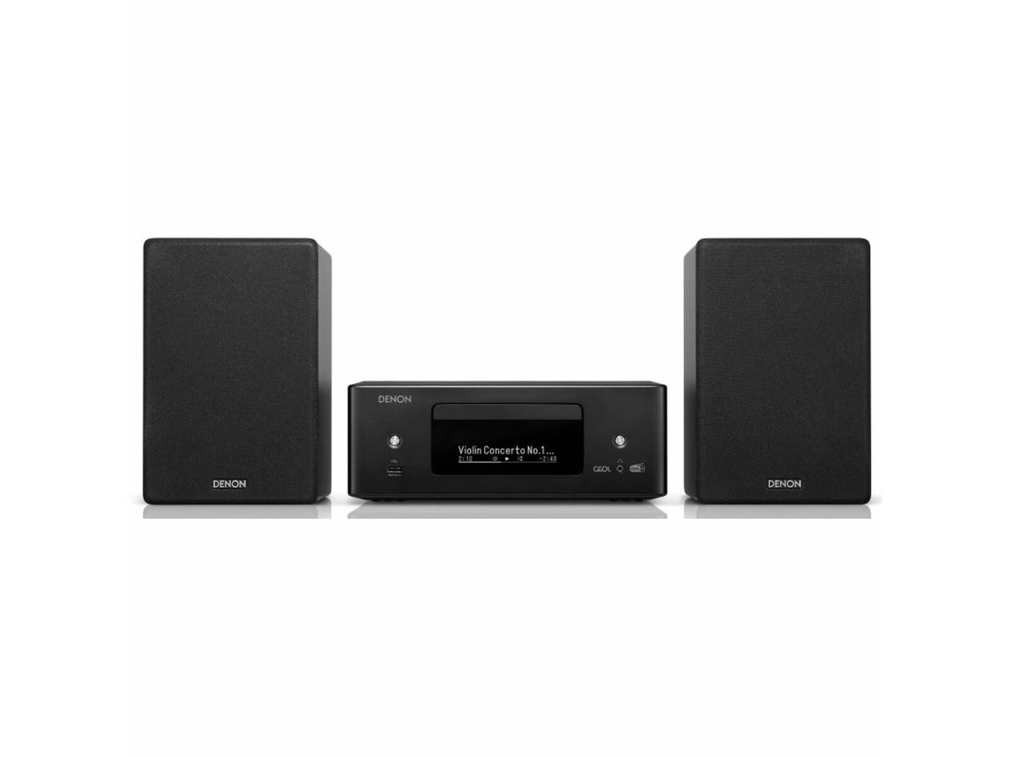 Mini-Aparelhagem de Música DENON Ceol N12 Preto Bluetooth Wi-Fi 65 W