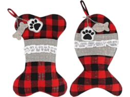 Conjunto De 2 Meias De Natal, Meias De Natal Grandes E Fofas Para Decoração De Festa, Lareira E Enfeites De Alta Qualidade Hengjian