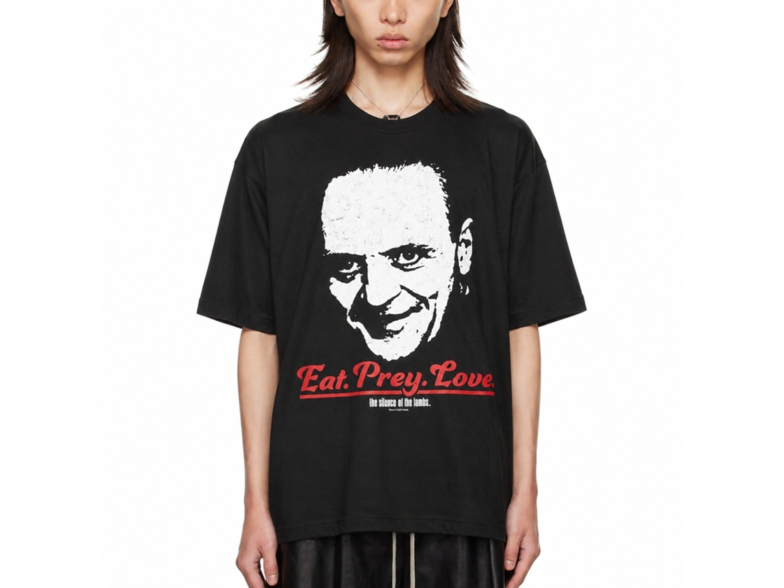 Rockinstone Silence Of The Lambs Movie Eat The Rude Black Adult T-shirt Size:s