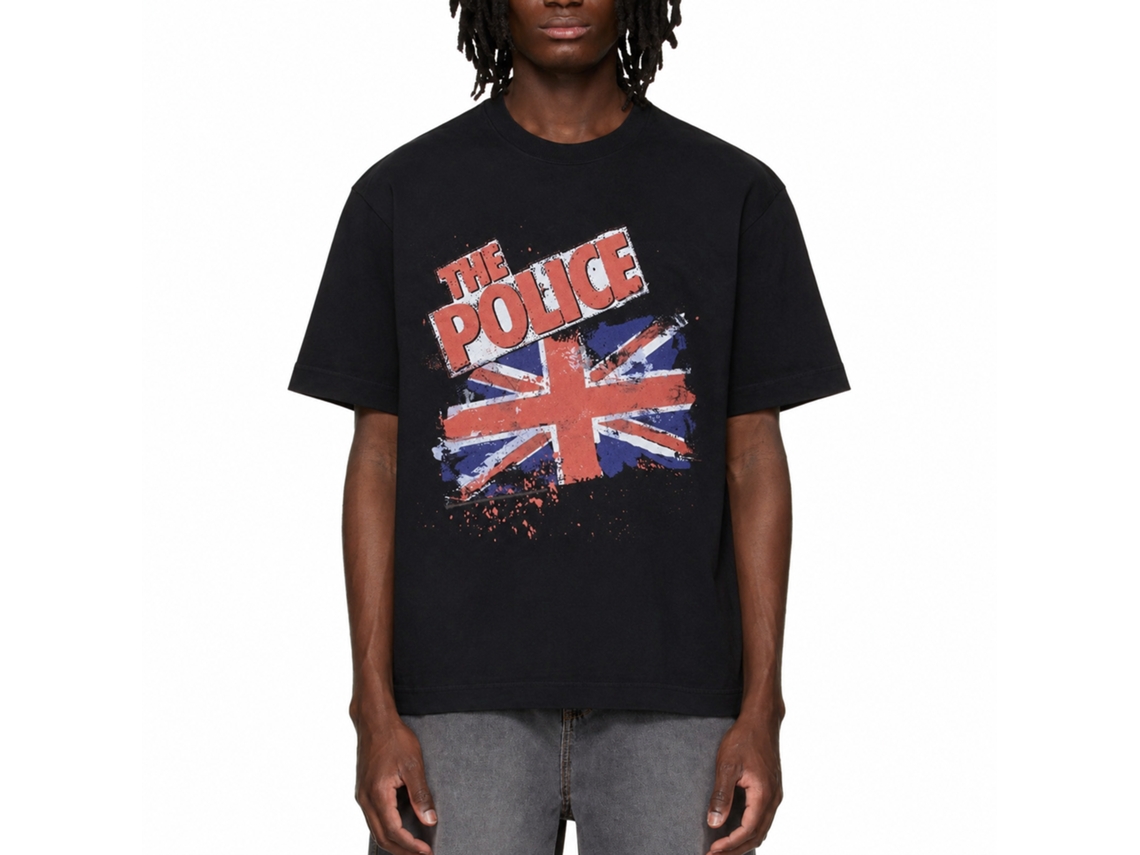 The Police Union Jack T-shirt Unisex Adults Size:s
