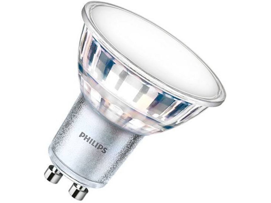 Lâmpada LED PHILIPS (5 W - Casquilho: GU10 - Luz Branco Quente - 550 lm)