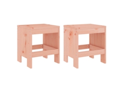 Garden Stool, Garden Stools Vidaxl Marrom Madeira De Douglas (40 X 36 X 45 Cm)
