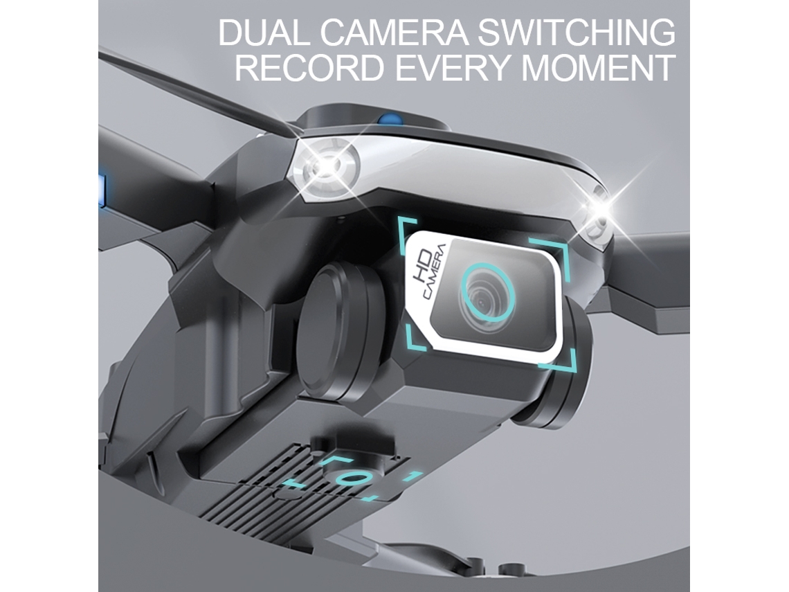 Drone de Controle Remoto Sg101Pro 4K Duração Da Bateria: 15 Min Preto YIZHOOD