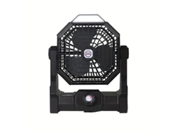 Ventilador Com Lanterna Led Usb Bateria Para Camping