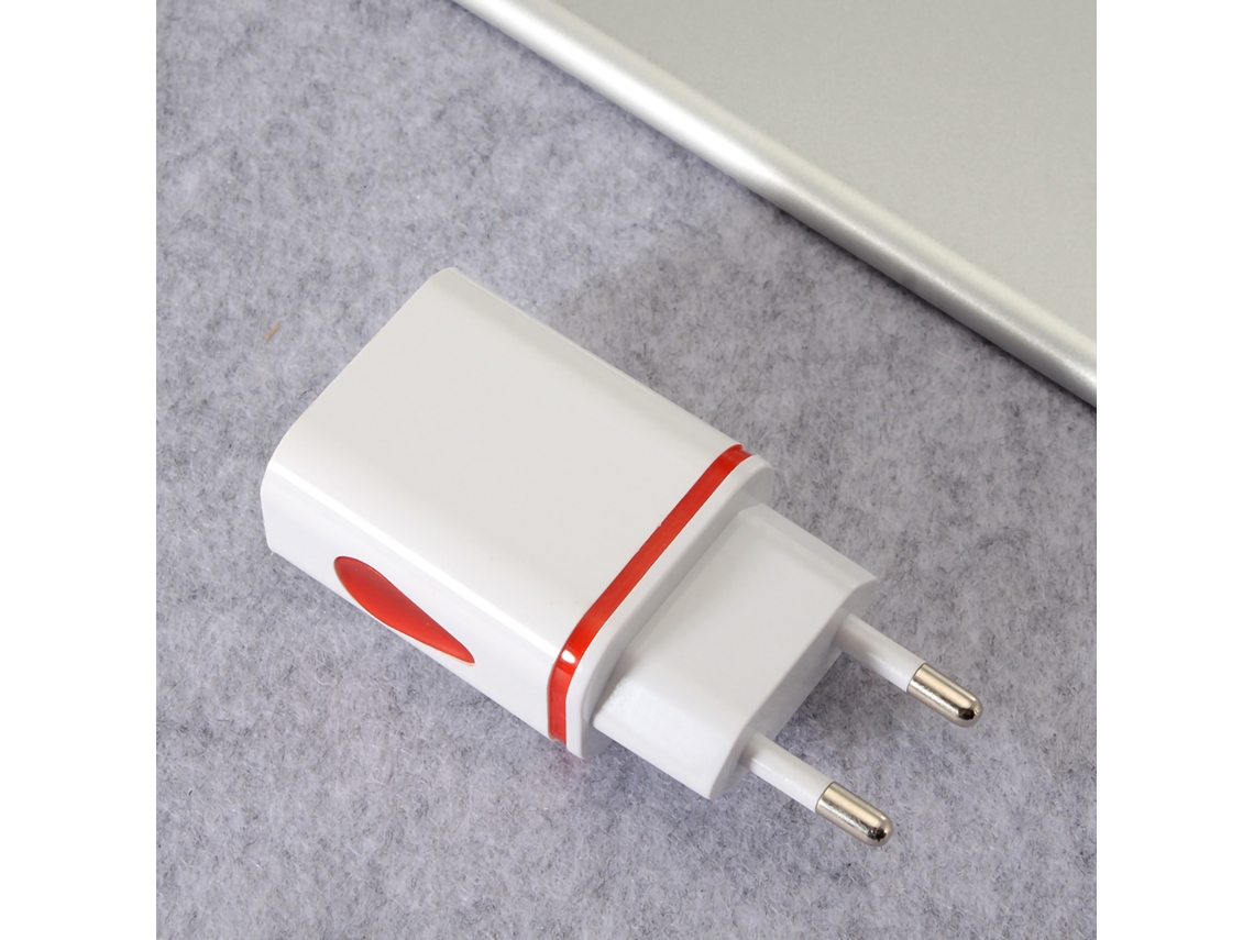 Carregador USB Duplo EOOCOO (com luz LED, portátil)