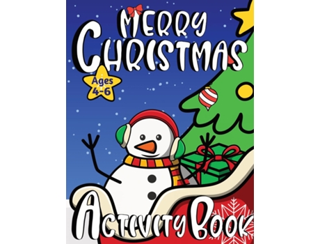 Livro Merry Christmas Activity Book For Kids de Zazuleac World (Inglês)