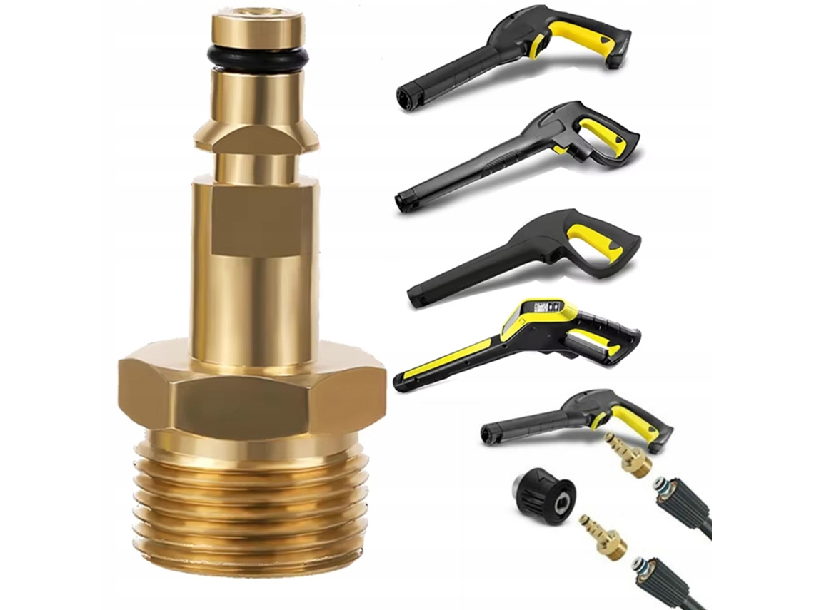 Adaptador M22 Quick-connect – Alta Qualidade | Rosca M22x1,5 | Compativel Com Lavadoras Kärcher K2-k7