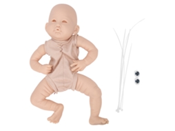2026 kit de Boneco Reborn Sem Pintura em Vinil Peças Diy Moldes Realistas Bebê 22 Polegadas