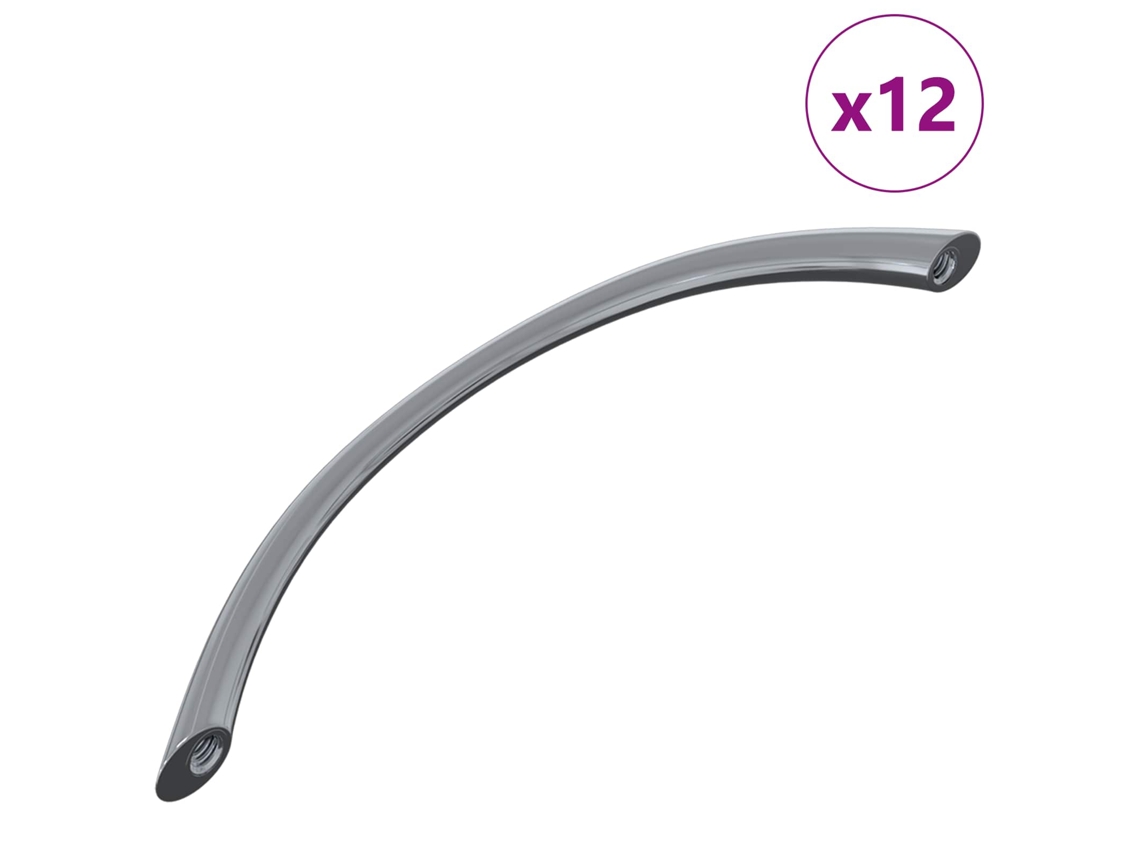 Cabo 12 Pcs Prata 107 X 3.6 X 23 Mm Aço Inox VIDAXL