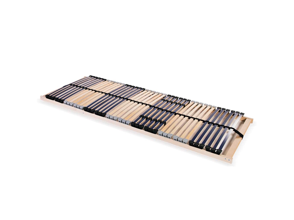 Vidaxl Estrado De Ripas Com 42 Ripas 7 Zonas 70x200 Cm