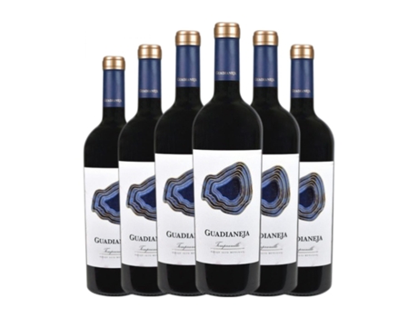 Vinho VINÍCOLA DE CASTILLA Guadianeja Tempranillo La Mancha Jovem (0.75 L - 6 Unidades)