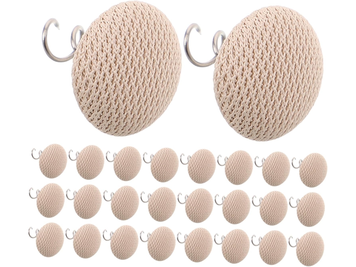 Conjunto De 30 Alfinetes Colcha Bege