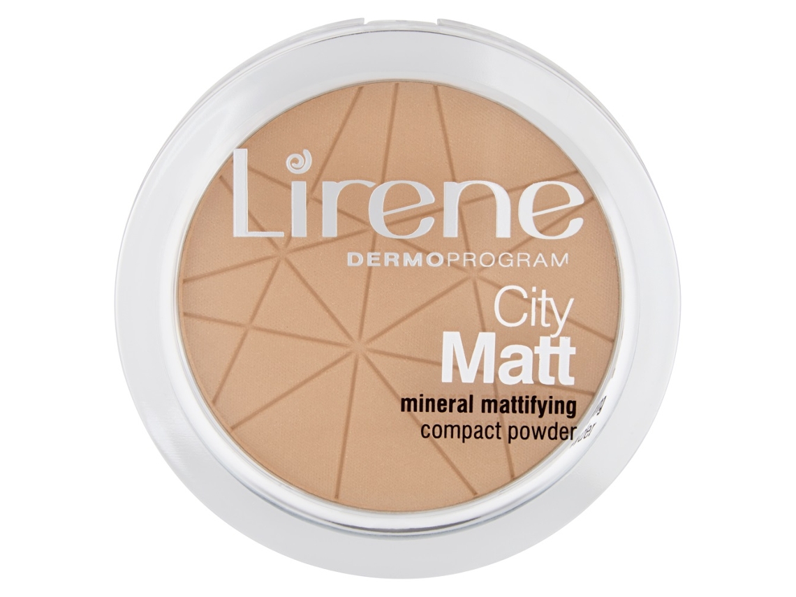Pó Mineral Matificante Bege City Matt 03, 9 g Lirene