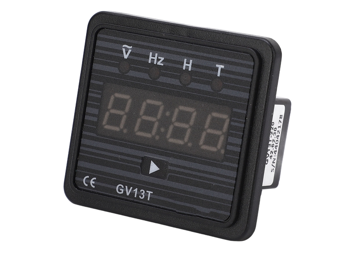 Voltímetro Digital Ac com Display Led Alta Precisão Medidor Tensão Frequência Tempo para Sistema 220v Gerador