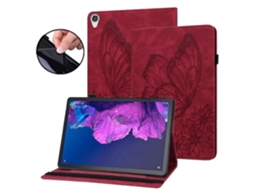 Capa de couro Webake com design de borboleta grande para tablet Lenovo Tab P11