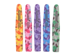 5pcs Lixa De Unha Reutilizável Lavável Em Espuma Plástica Colorida Para Polimento De Unhas Diy