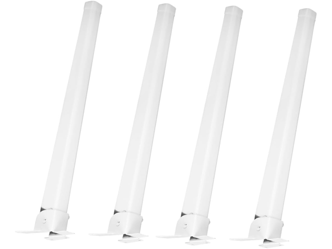 Housoutil Conjunto De 4 Pés Mesa Dobráveis Metal Versáteis E Resistentes Para Montagem Mesas Em Casa Ou Escritório