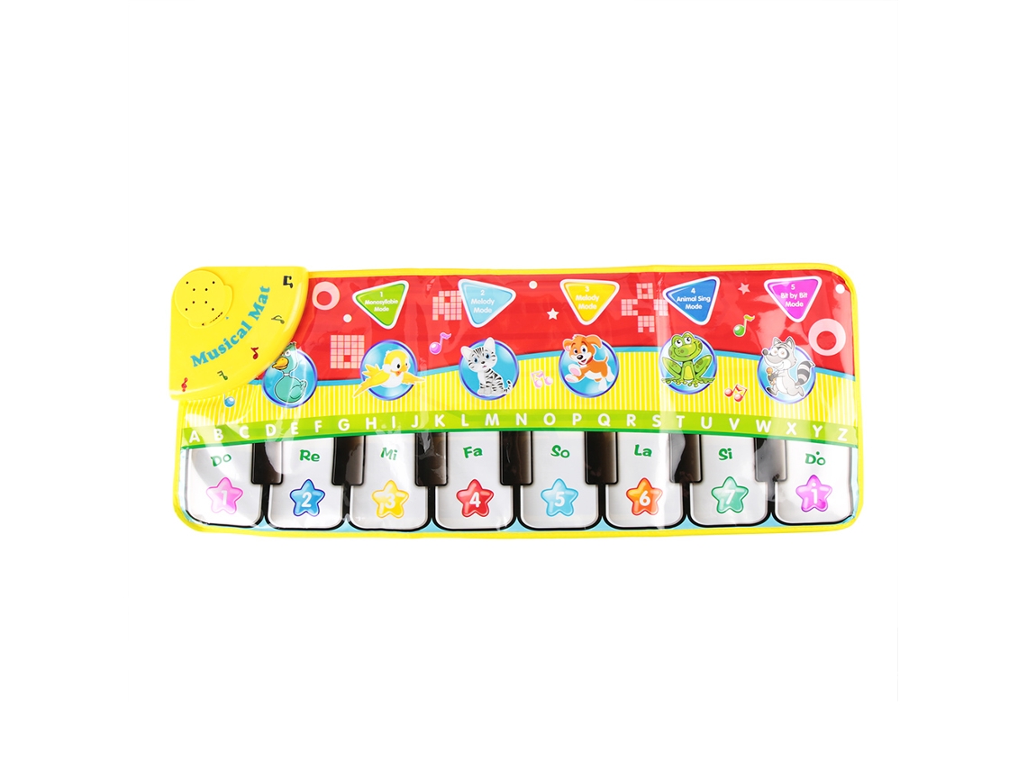 Mali tapete Piano Musical Infantil Portátil Early Education Brinquedo Teclado Sem Bateria