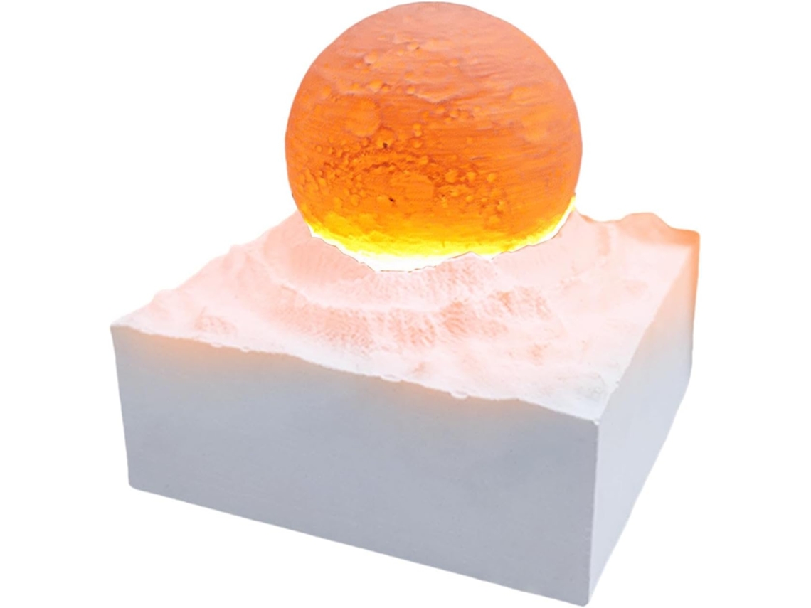 Luminária Lunar, Abajur De Lua | Luz Noturna De Lua, Luz De Lua Led, Luz Noturna De Lua Para Quarto, Gokoco