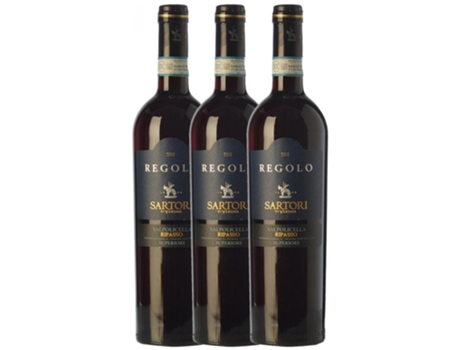 Vinicola Sartori Regolo Valpolicella Ripasso 75 cl (Caixa de 3 unidades)