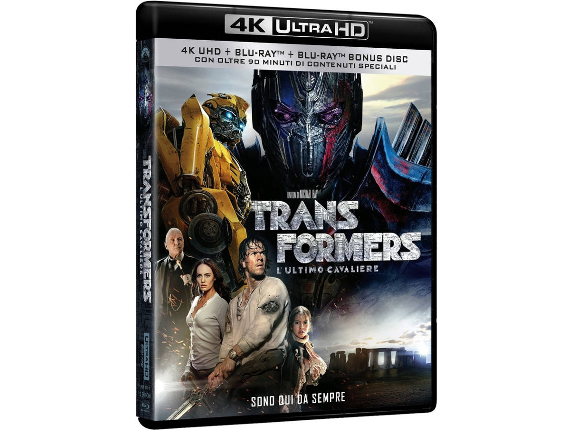 Blu-Ray Transformers: The Last Knight Inglês, Espanhol, Francês, Italiano, Japonês