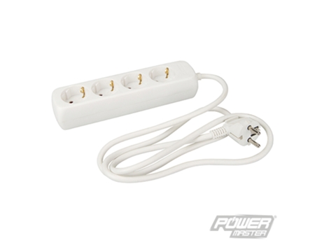 POWERMASTER 641564 Régua Extensora Schuko Tipo F Europa 230 V