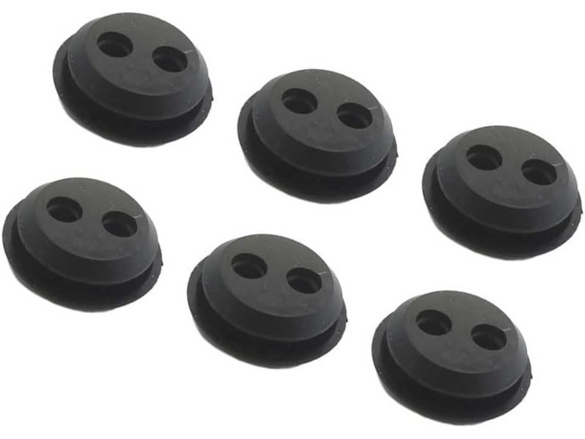 Conjunto De 6 Vedação Arruelas Com 2 Furos Para Combustível,