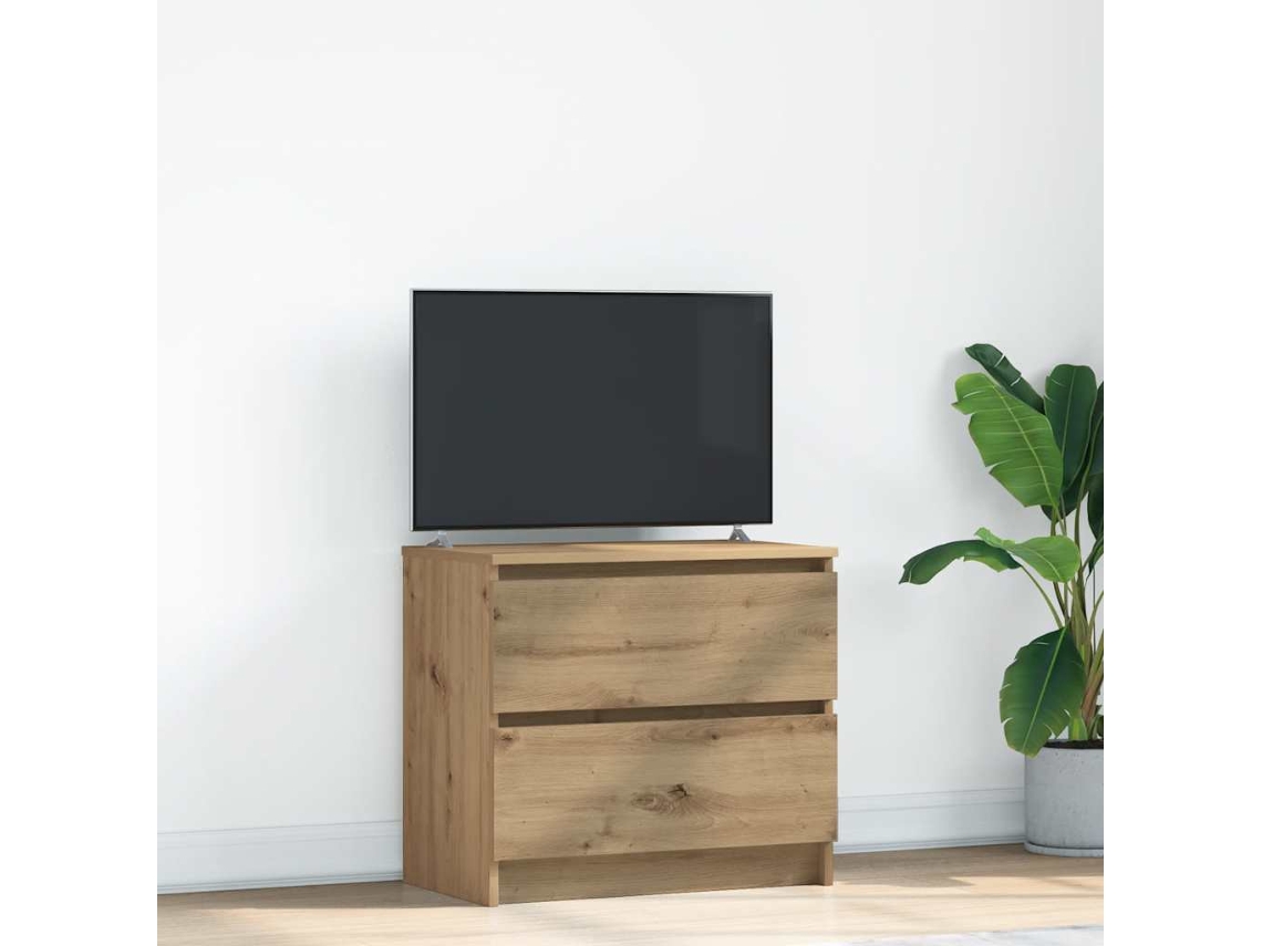 Vidaxl Móvel De Tv 60x35x54 Cm Derivados De Madeira Carvalho Artisiano