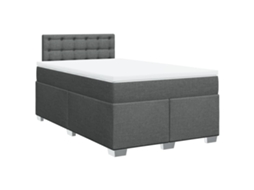 Box Spring Bed, Box Spring Beds Vidaxl Cinzeto Tecido (120 X 200 Cm)