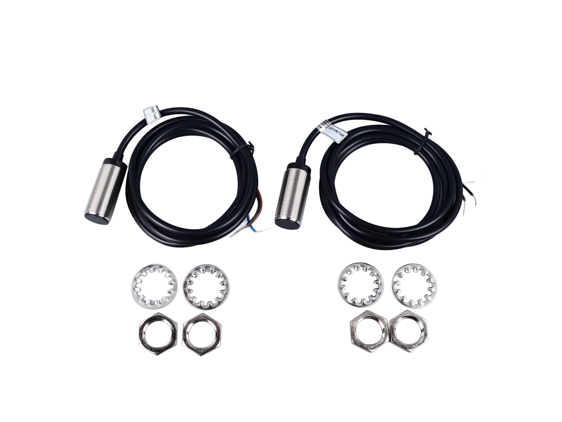 2 Peças de Sensor Indutivo de Proximidade 4mm com Cabo 3 Fios Pnp no para Metal
